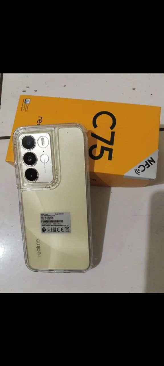 Realme c75 256g 15 RAM prova d'água NFC completo 750,00 