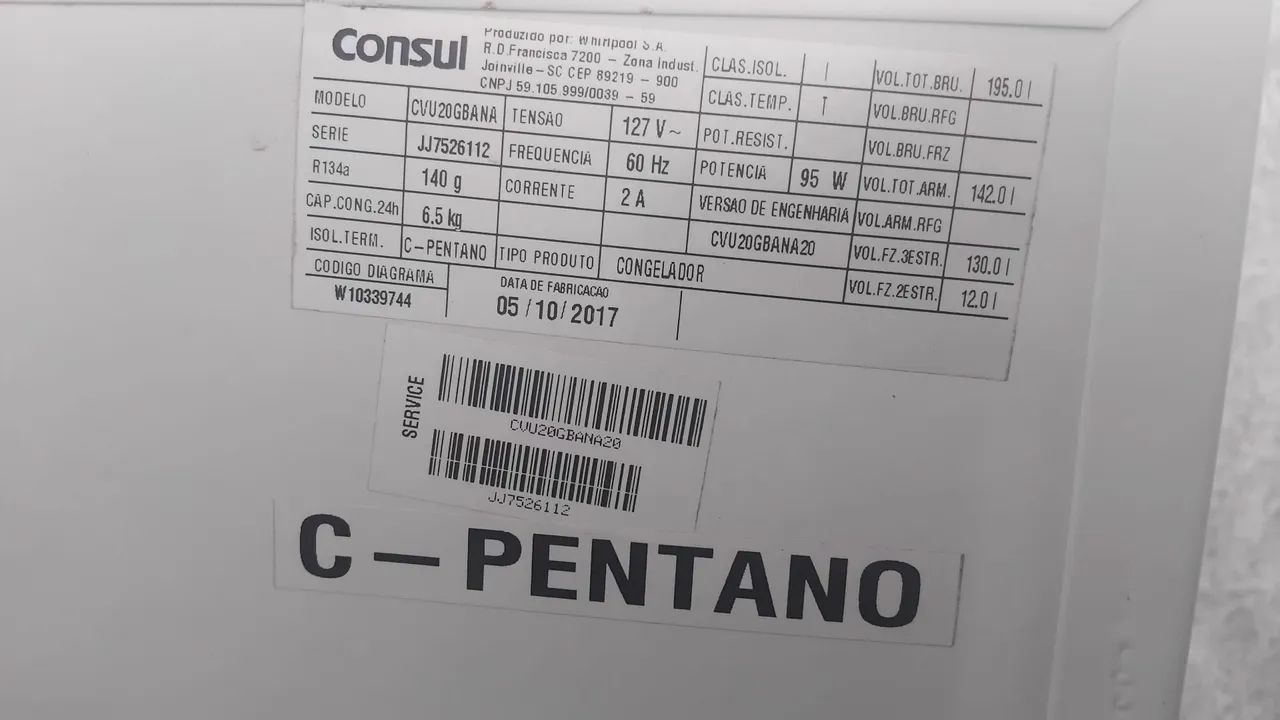 Freezer Vertical Consul 142L - Foto 2