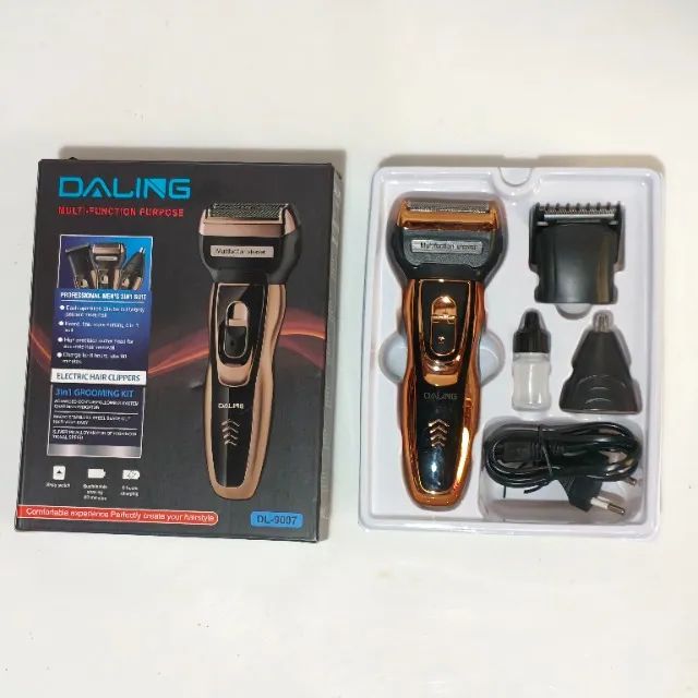 Máquina Aparador 3 em 1 Pelos Nariz Orelhas Daling