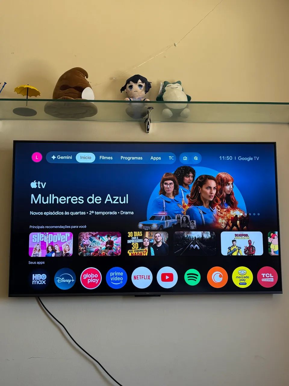 TV TCL 55 polegadas 4K 120hz miniLed gamer - Foto 2