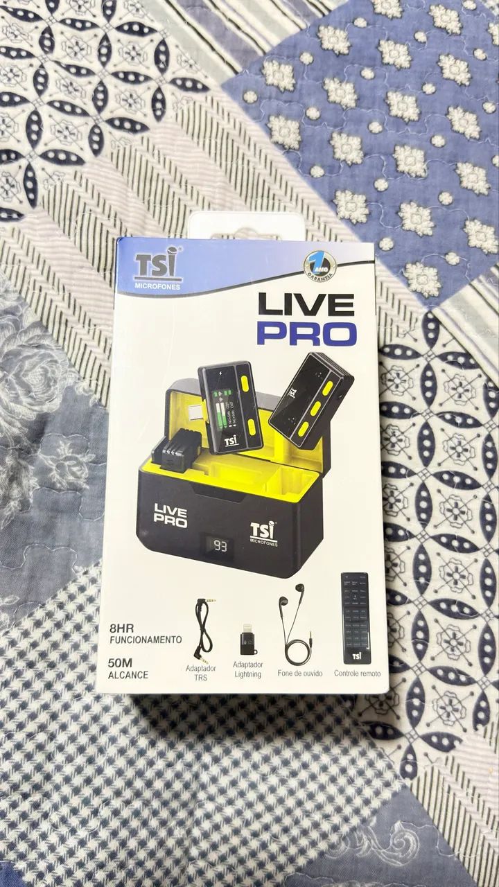 Microfone TSI Live Pro - Lacrado - Foto 3