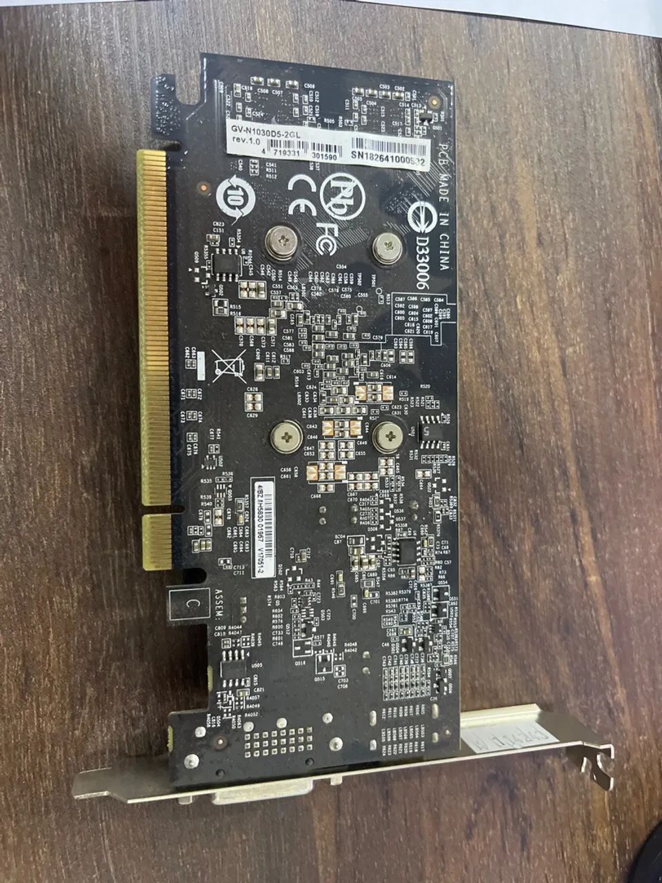 PLACA DE VIDEO GIGABYTE GT1030 LOW PROFILE - Foto 2