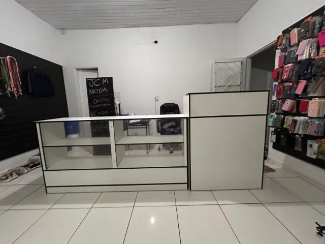 KIT LOJA BALCÃO CAIXA/ EXPOSITOR VITRINE/ ILHA CENTRAL MDF NOVO  - Foto 3