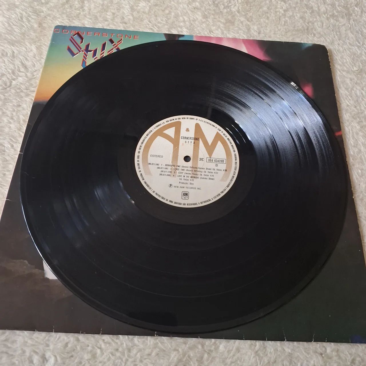 LP/Disco de Vinil Styx - Cornerstone (1979, Capa Dupla) - Foto 4