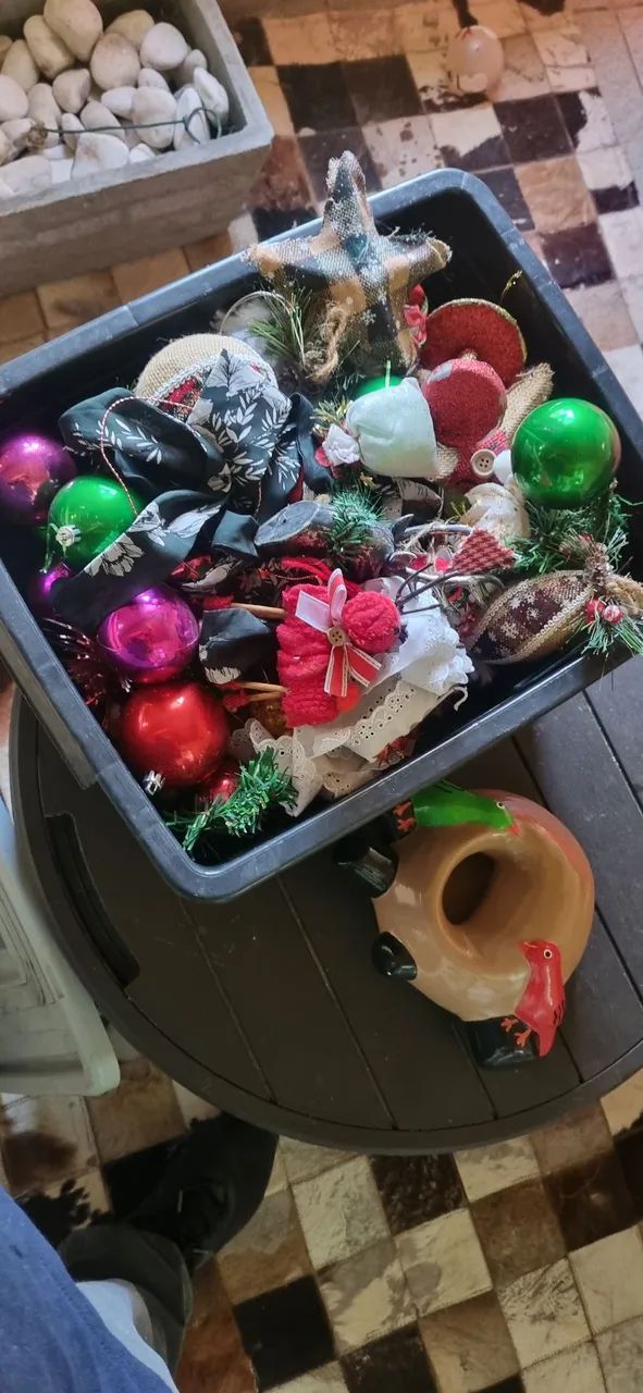 Caixa de enfeites de Natal  - Foto 2