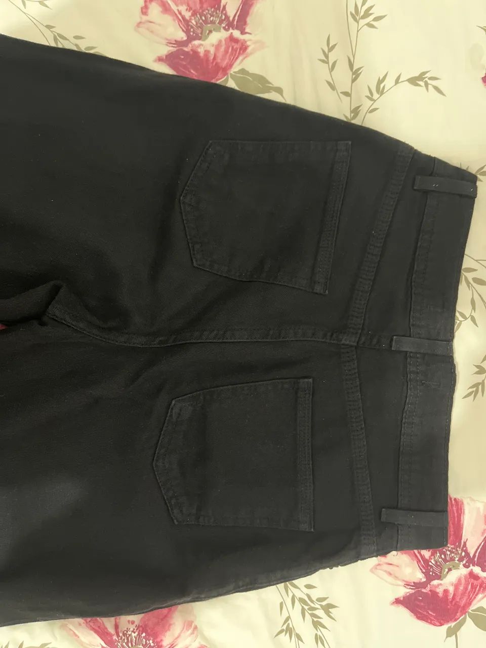 Calça jeans feminina preta  - Foto 3