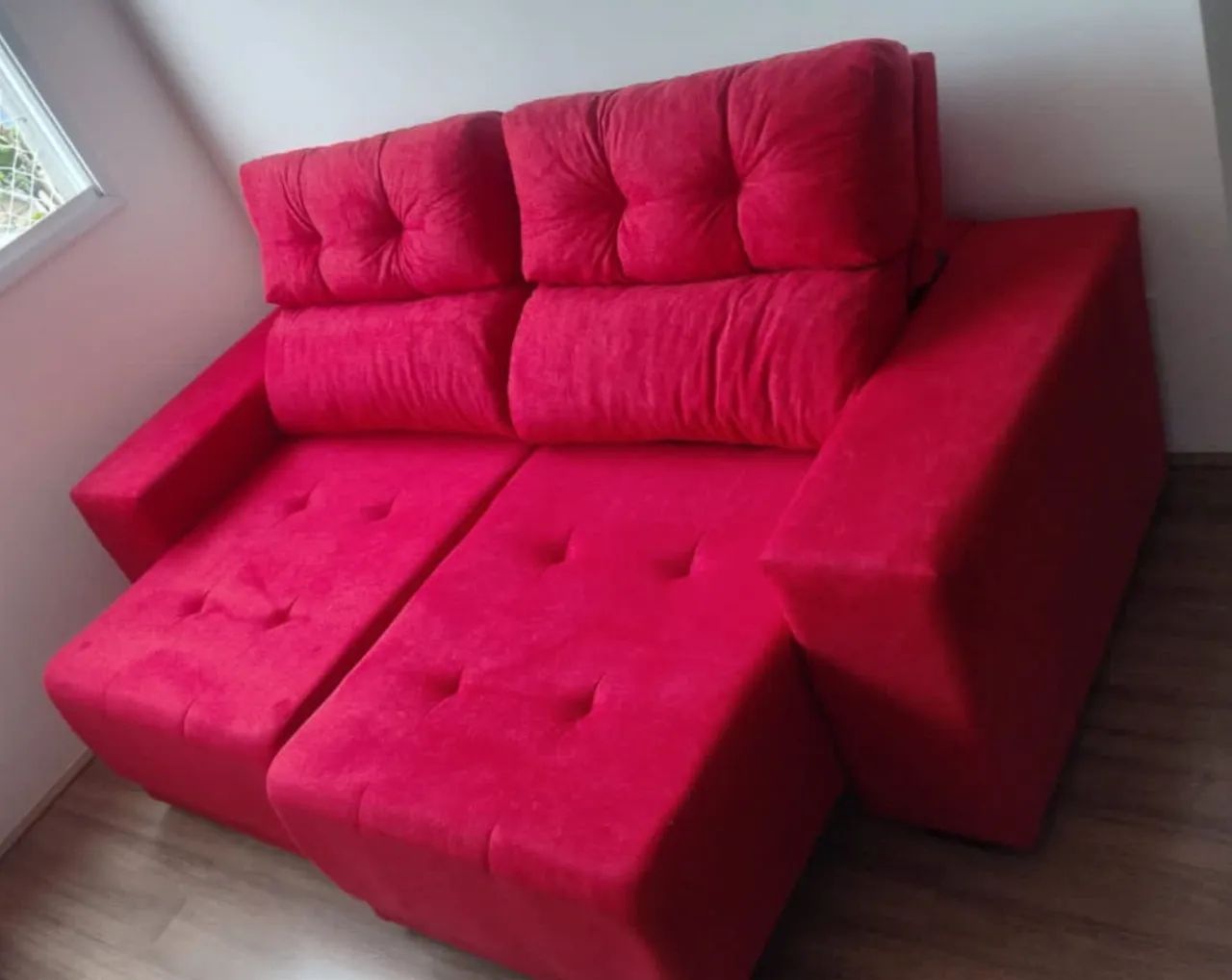 OFERTA: Sofá retrátil e reclinável de fábrica em várias cores (PASSE O CEP) - Foto 4
