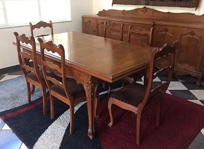 Mesa de jantar extensível