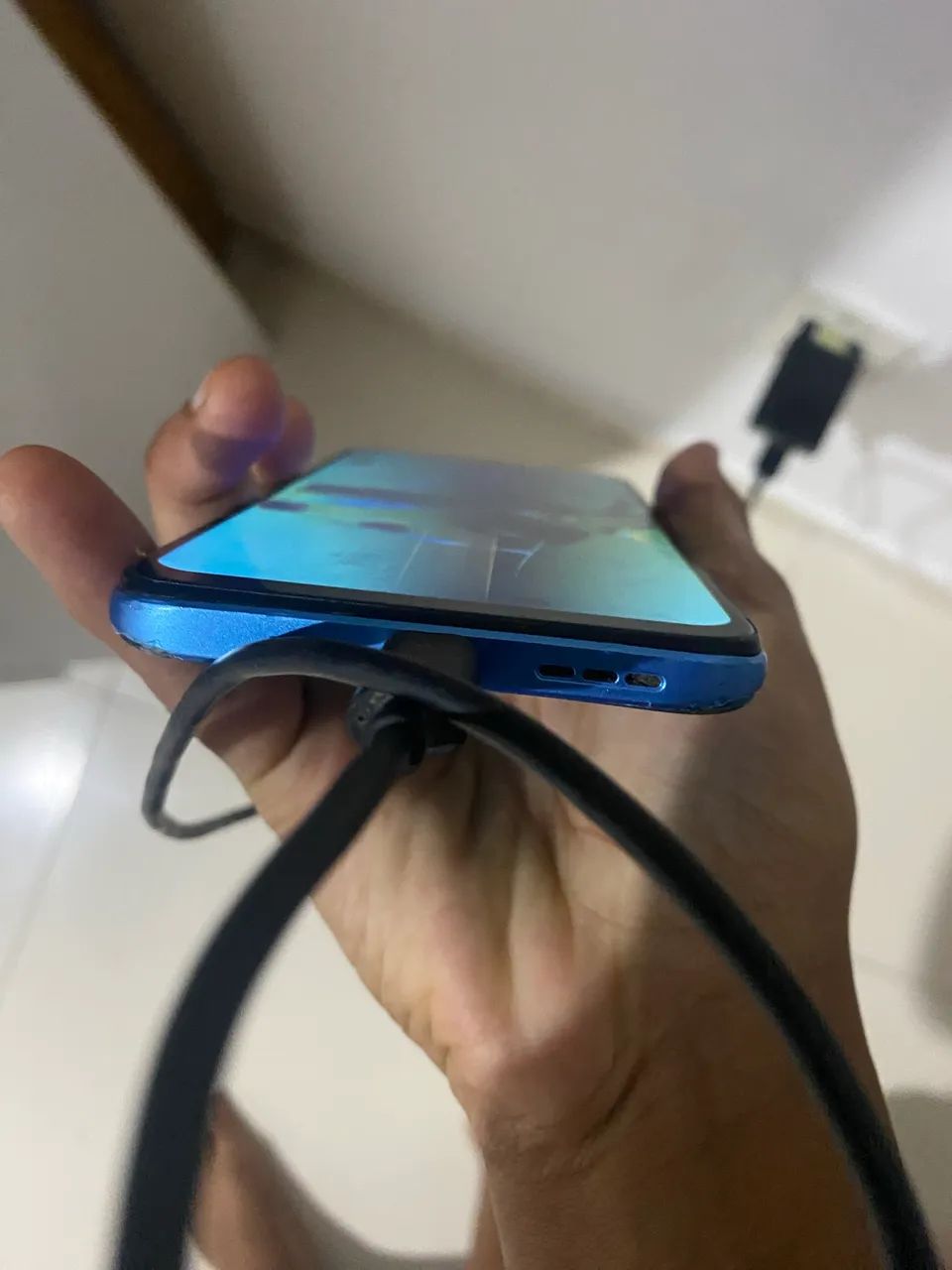 redmi 10 quebrado, tela e fundo - Foto 2