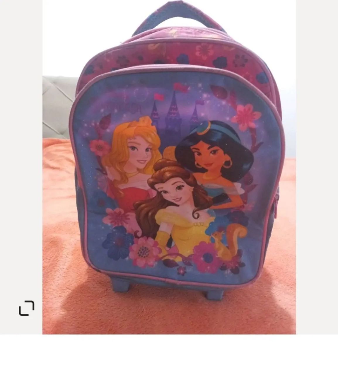 Mochila de rodinhas Princesa Disney 