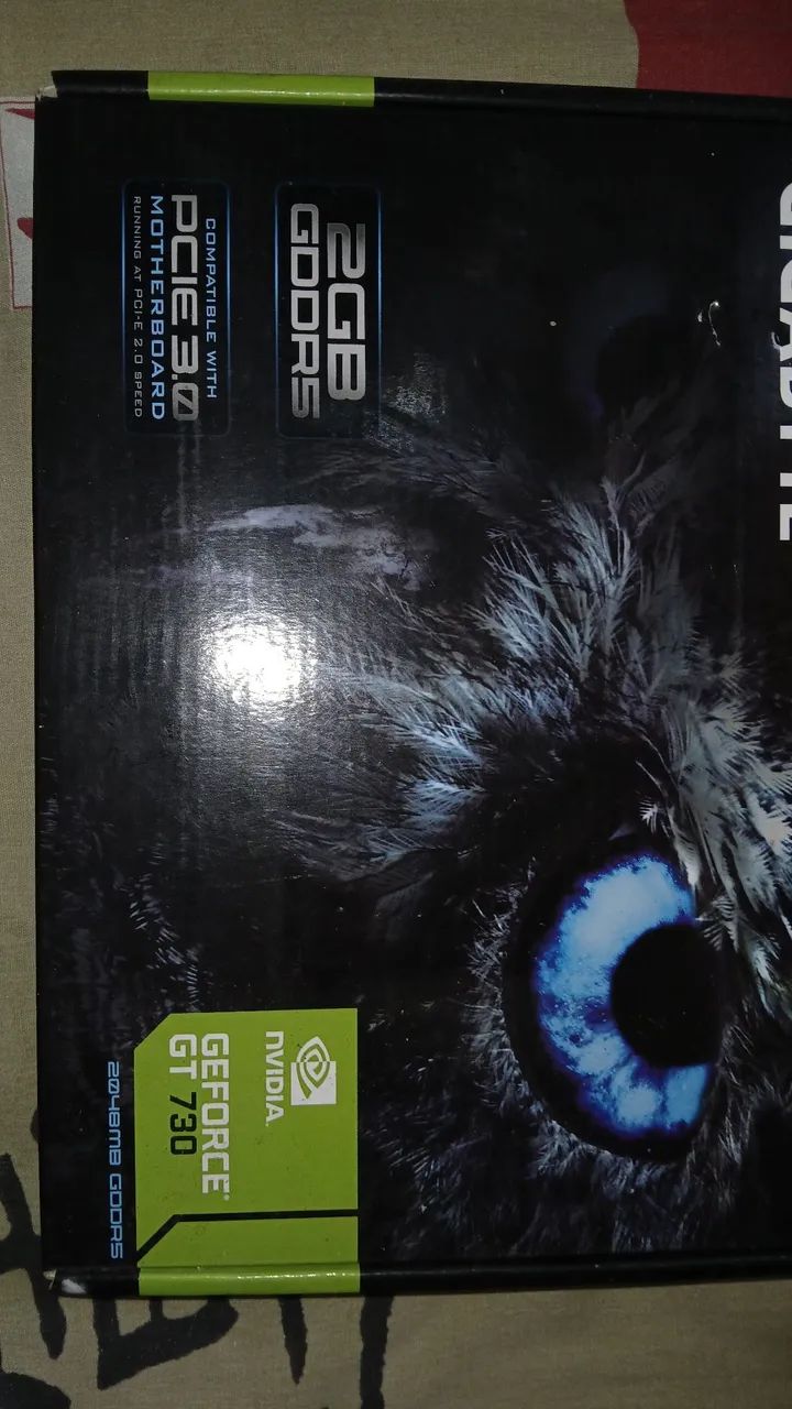 GT 730 2GB Gigabyte ? COM CAIXA, CD E MANUAL - Foto 5