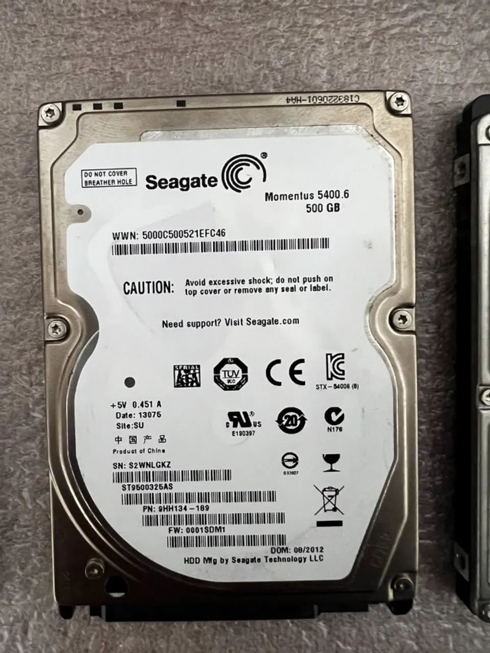 Lote de 04 HD de 500gb (de notebook)  - Foto 3