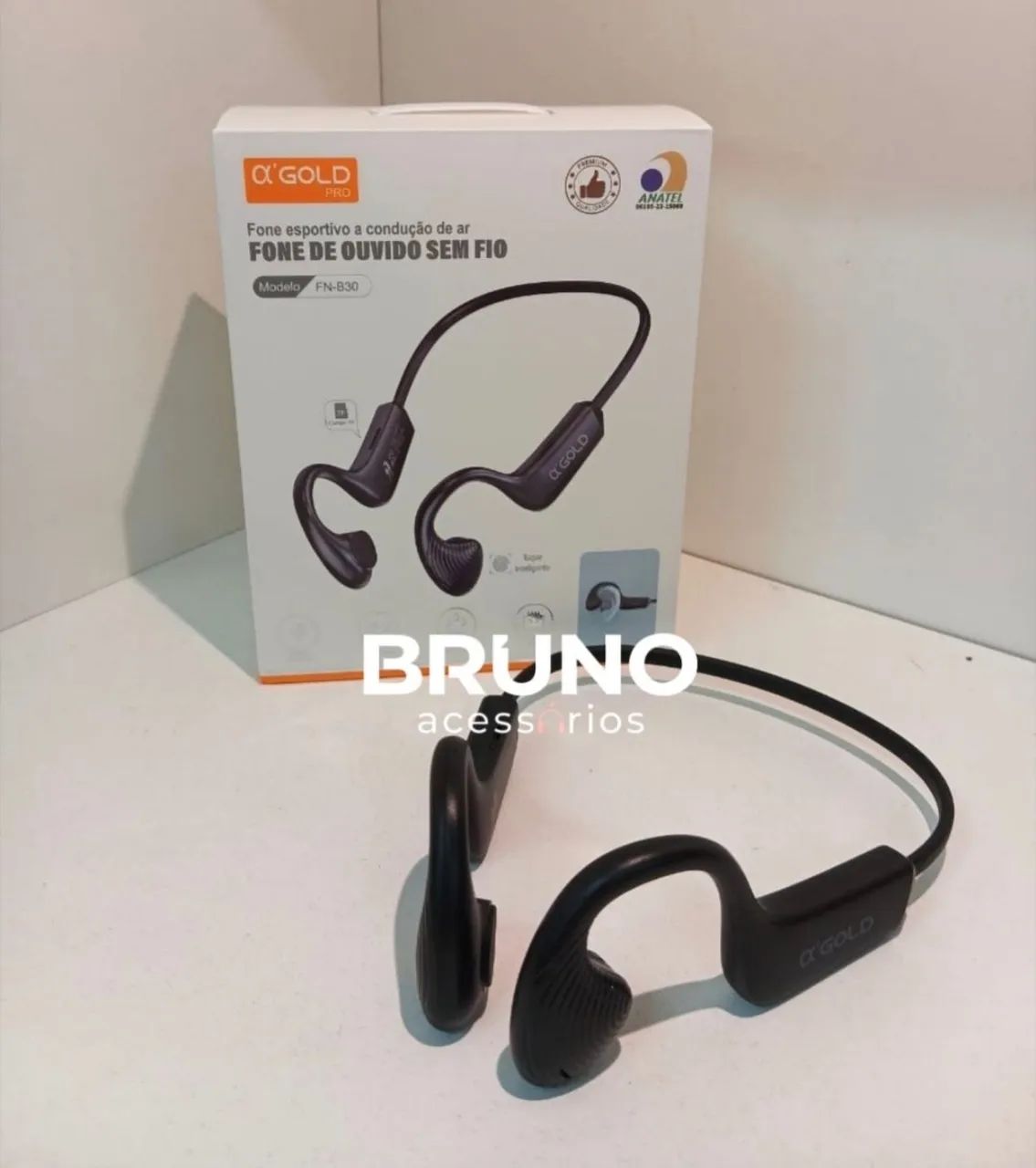 Fone de ouvido Bluetooth corrida 