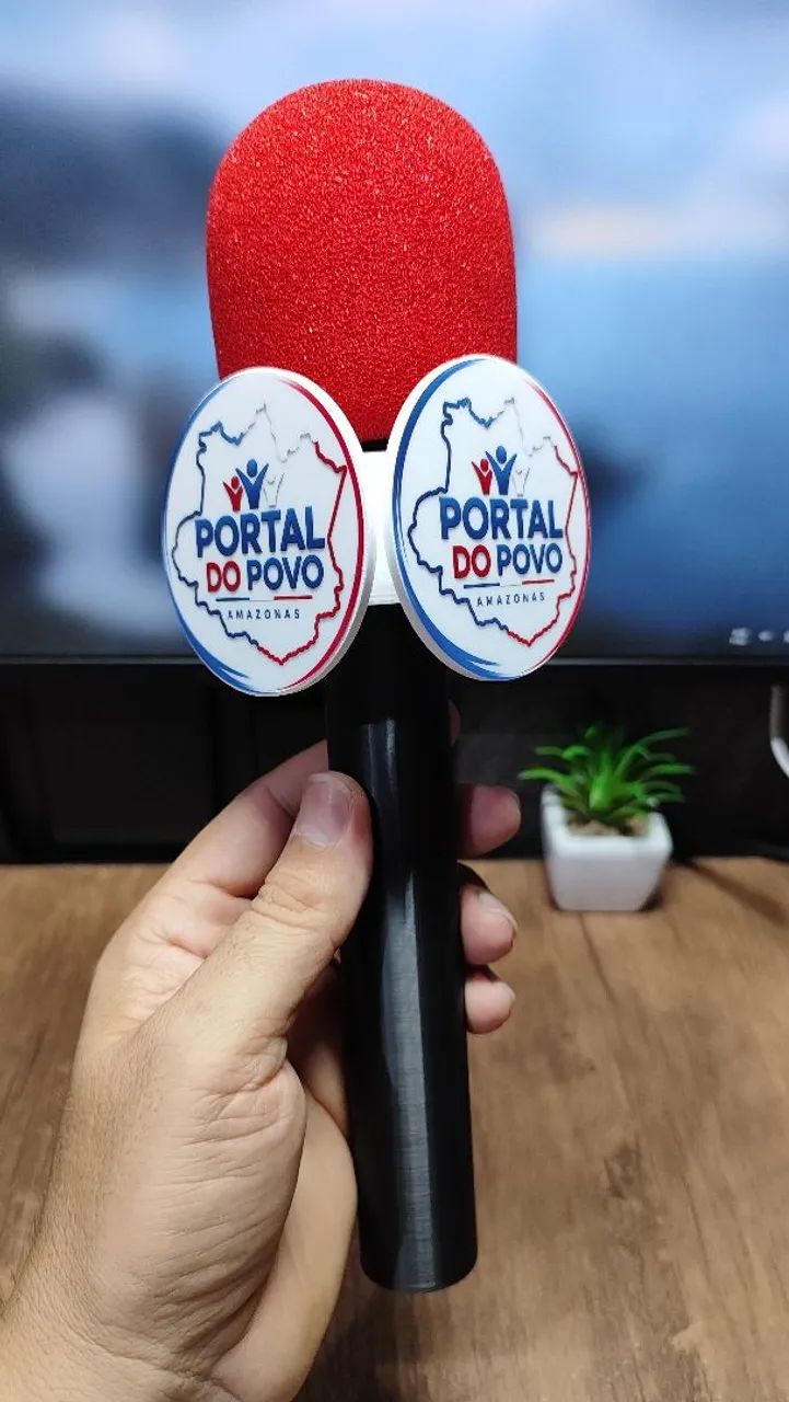 Microfone Bastão Personalizado Para Lapela  - Foto 3