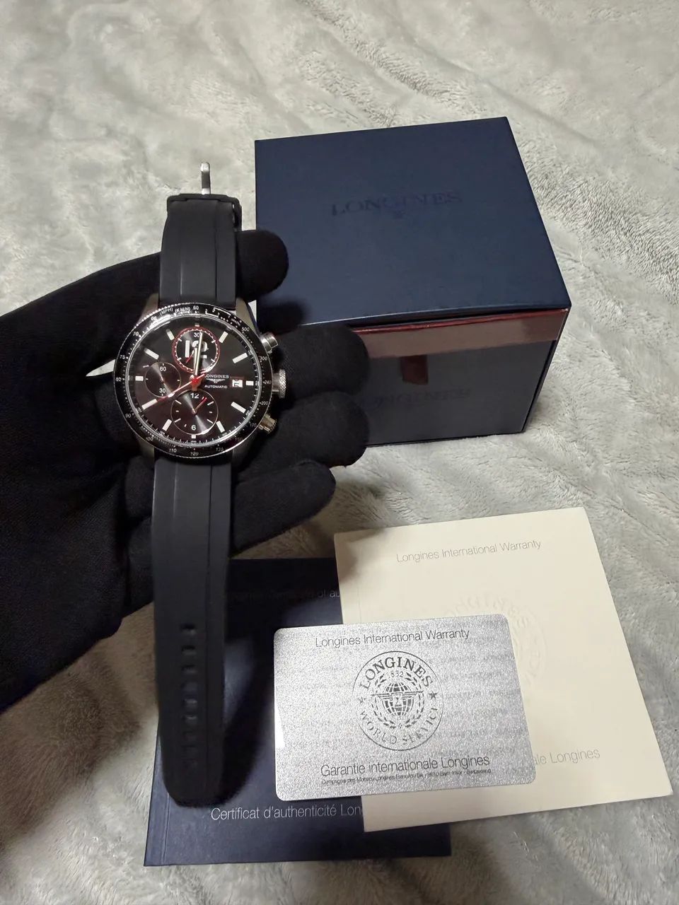 Relógio Longines Grande Vitesse Automático 42mm completo Ref