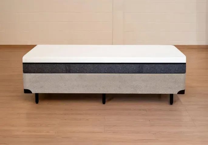 Base box solteiro bege 1.88x0.88
