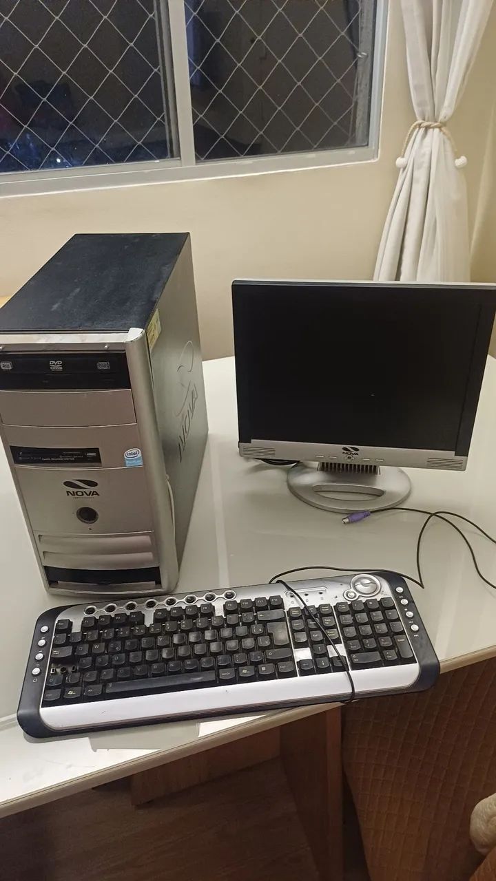 Computador completo com CPU, monitor e teclado  - Foto 4