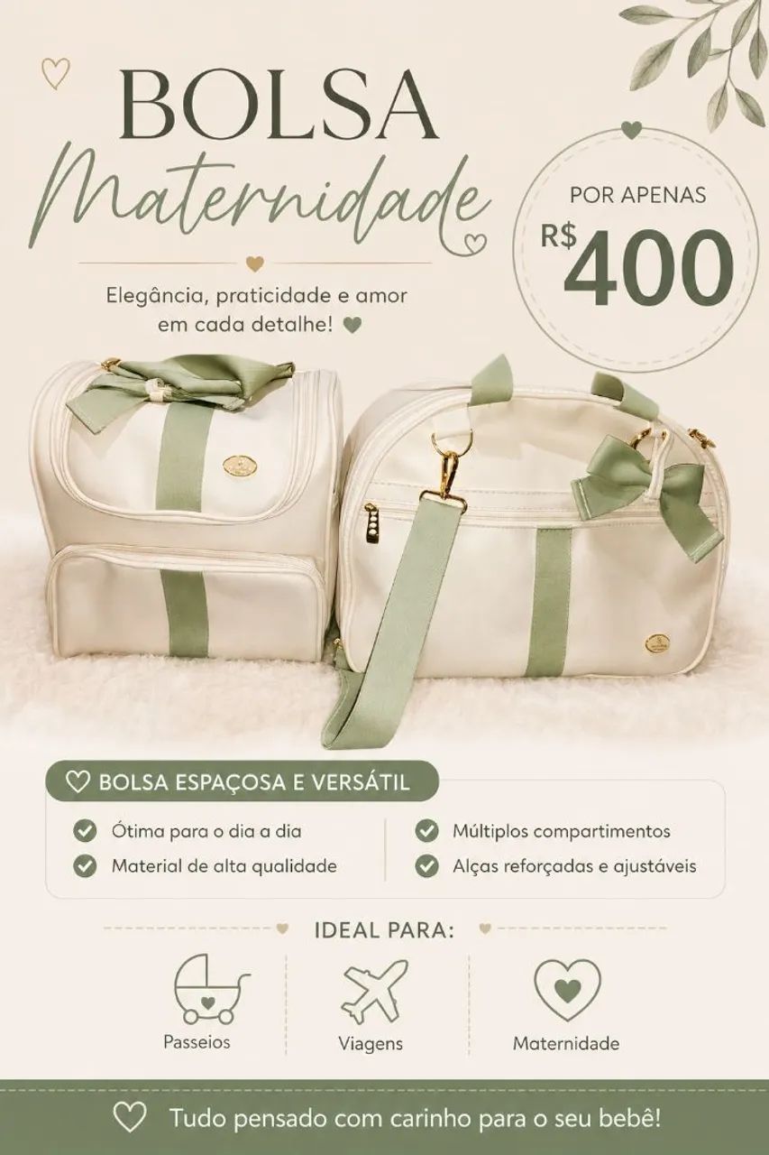 BOLSA MATERNIDADE 