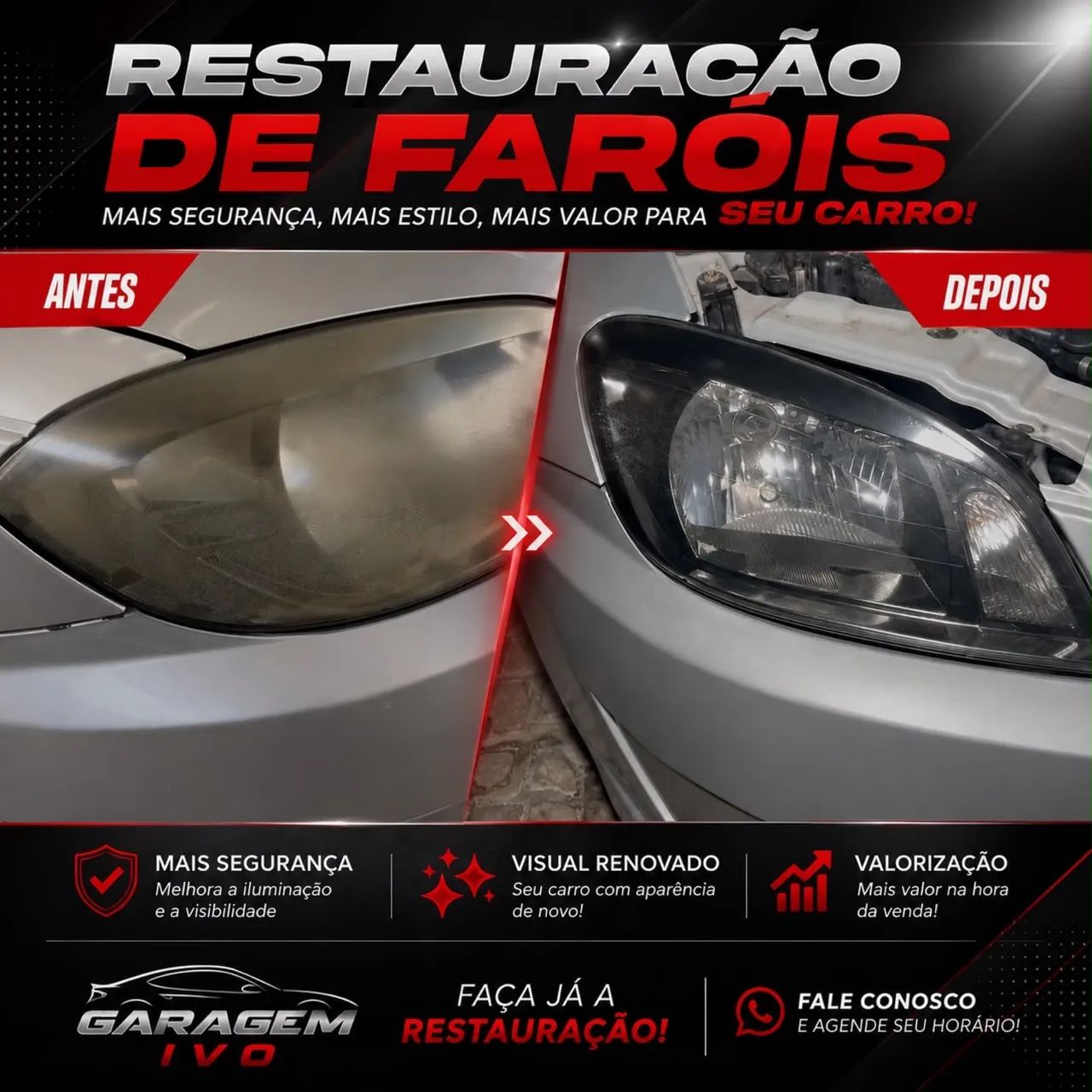 RESTAURAÇÃO E VITRIFICAÇÃO DE FAROL - Foto 2