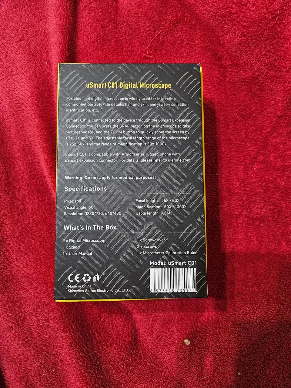 Camera externa acessorio microscópio celular Ulefone - Foto 4