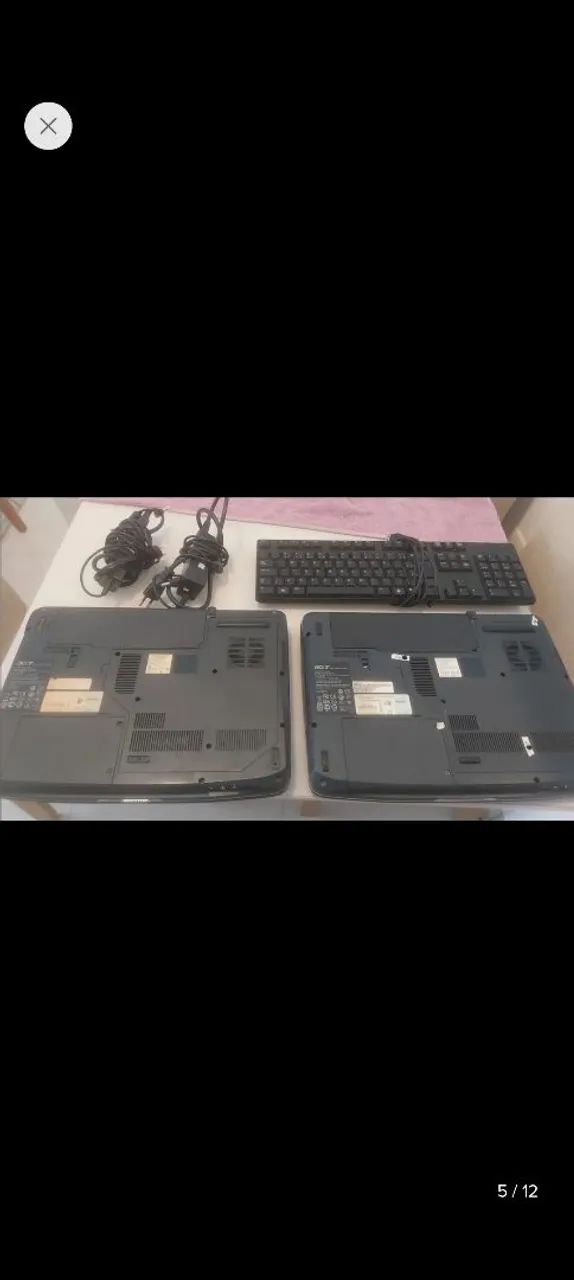 2 notebooks acer aspire, um funciona, outro não.  - Foto 2