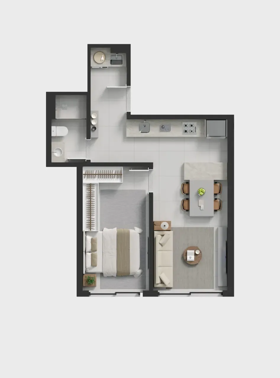 PLANTA 31m²