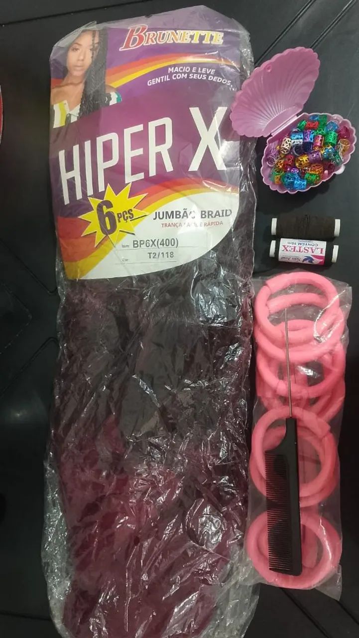 Jumbo para Tranças e Box BRAIDS Kit - Foto 5