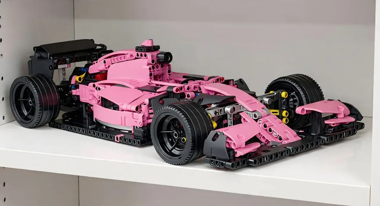 BLOCOS DE MONTAR CARRO DE FÓRMULA 1 1200 PEÇAS TIPO LEGO  - Foto 4