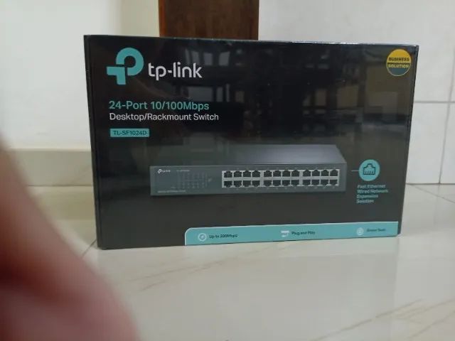 Switch TP-Link 24 Portas | Fast Ethernet | Ideal para Redes