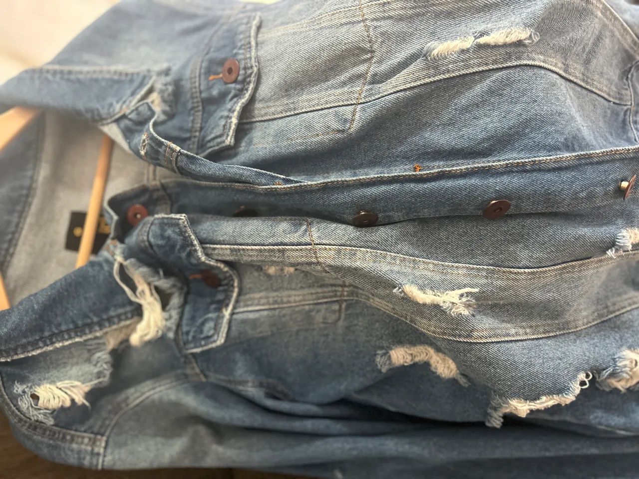 Jaqueta Jeans Metal Carbono - Foto 5