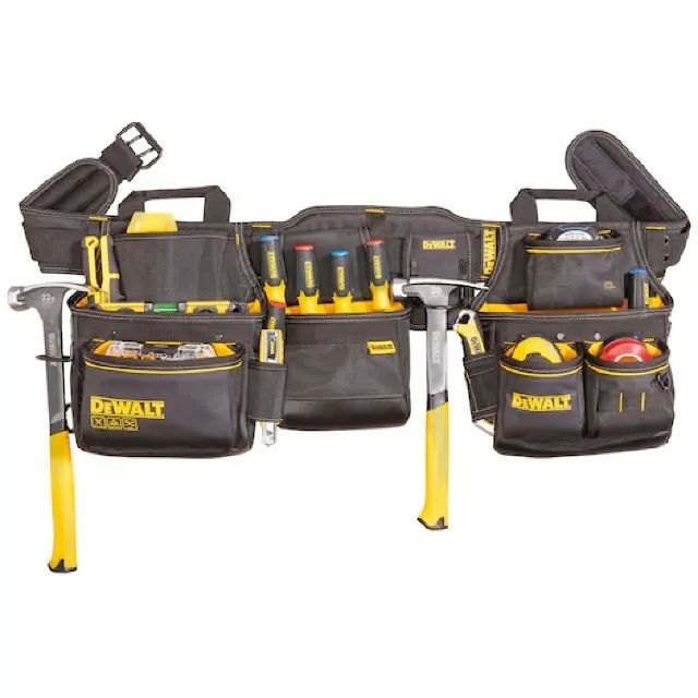 Cinturão de Ferramentas Reforçado com 26 Bolsos Dewalt DWST540601 - Foto 3