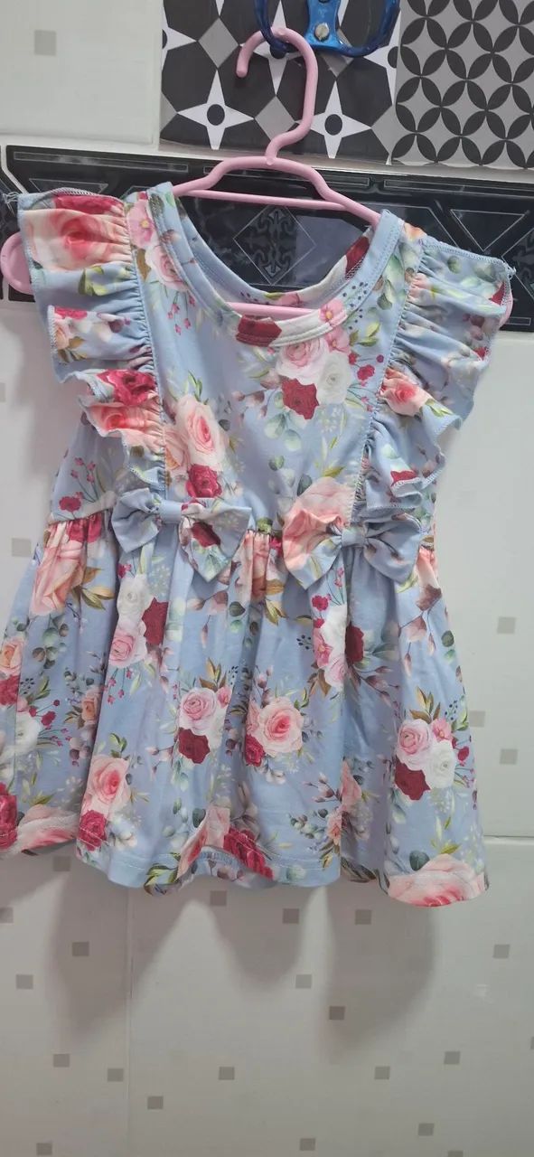 2 vestidos 6 meses a 1 ano - Foto 2
