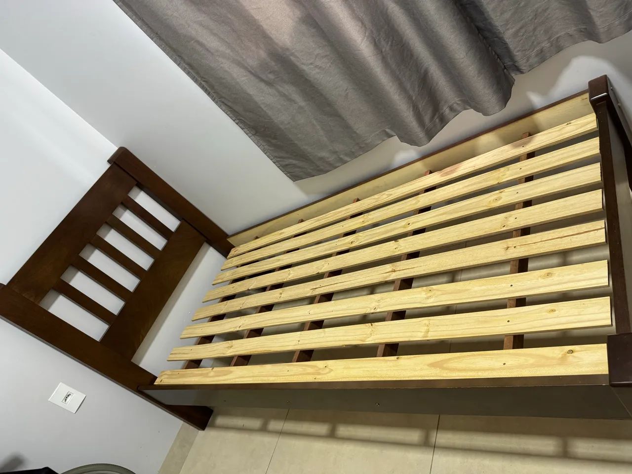 Cama solteiro madeira - Foto 2