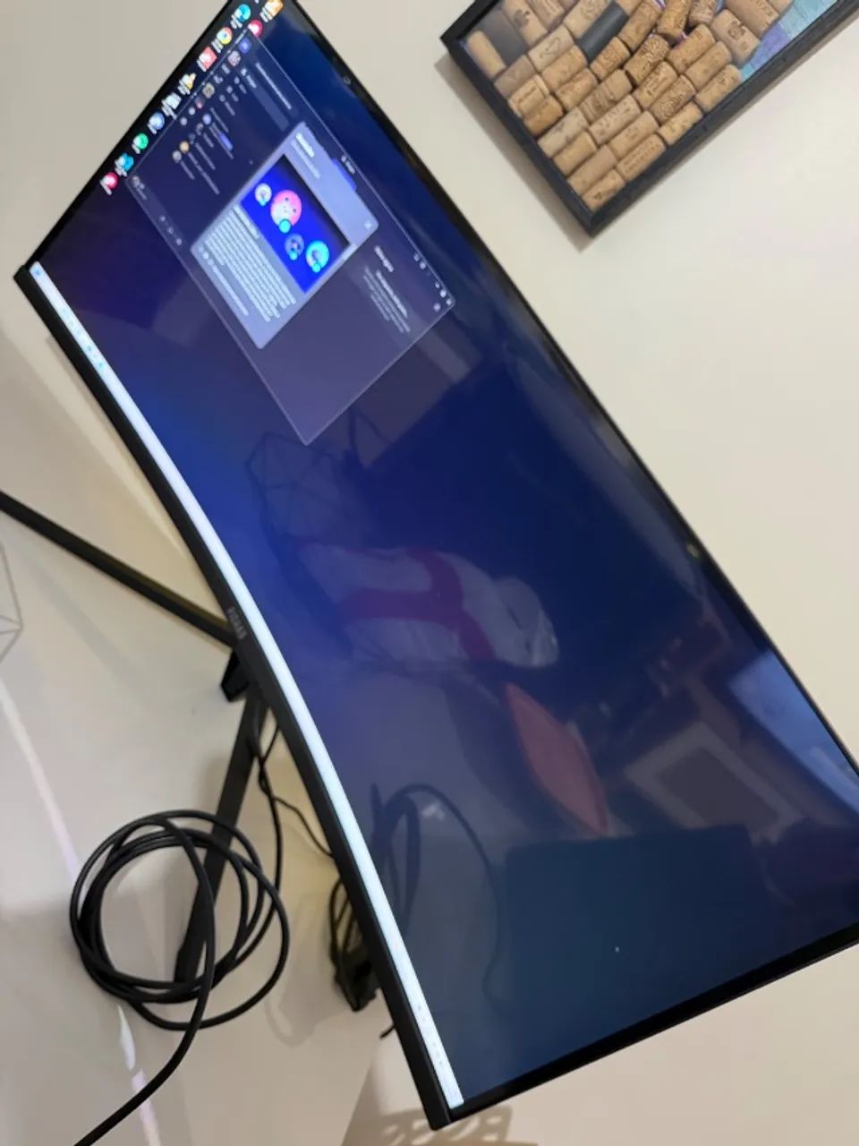 Monitor Gamer Curvo 34 Polegadas Ultrawide Led 165hz 1ms Hdmi Dp - Foto 4