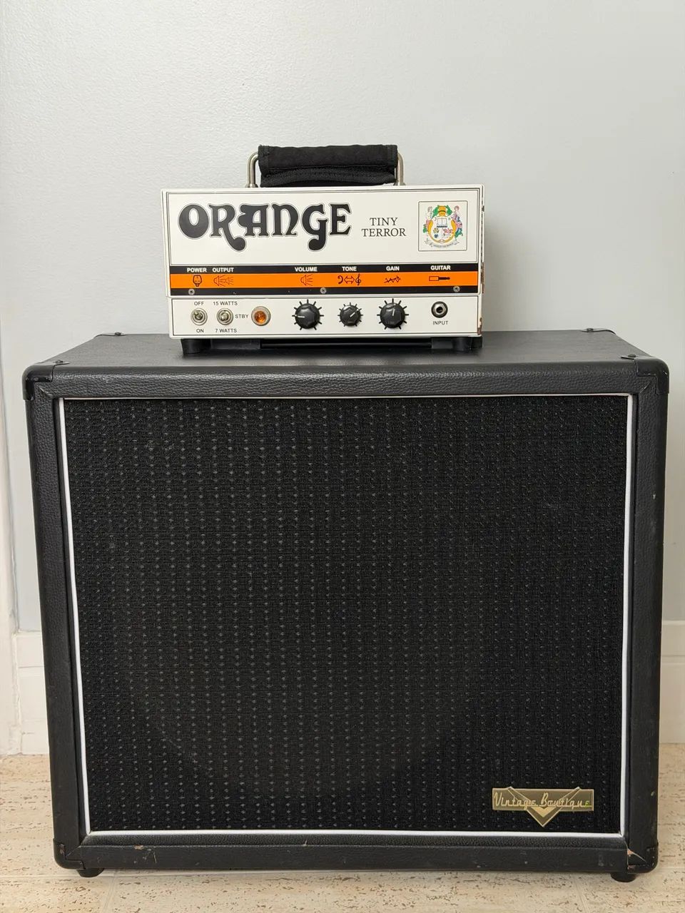 Orange Tiny terror + Caixa 75w - Foto 3