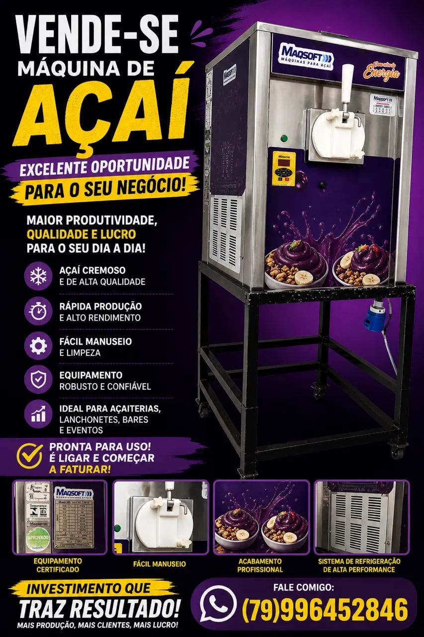 Máquina de açaí 