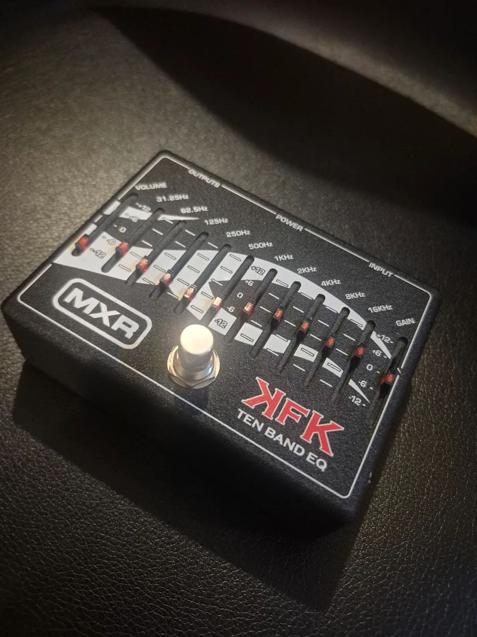 Pedal MXR KFK-1 Ten Band EQ (10 Bandas) - Equipamentos e