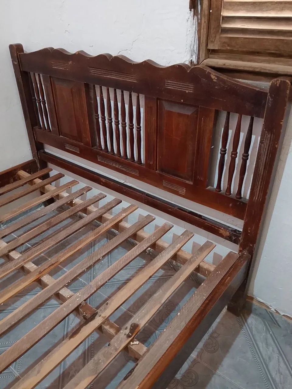 Cama de casal madeira maciça  - Foto 3