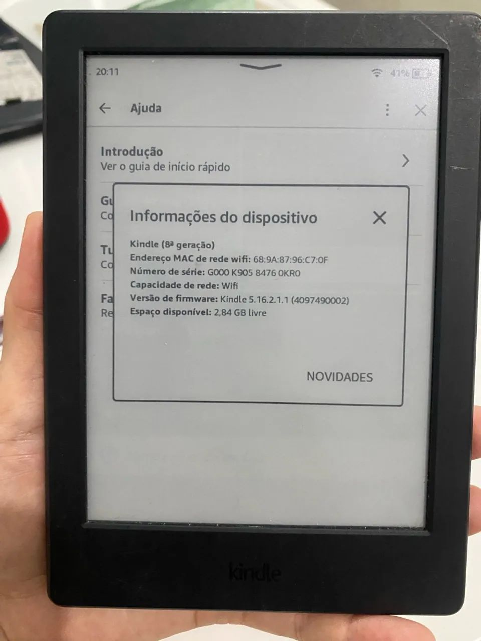 Kindle 8a geração  - Foto 2