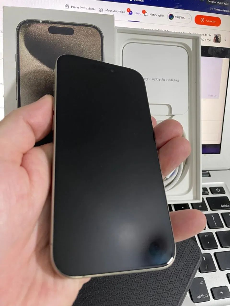 IPhone 15 Pro Excelente - Troco e parcelo - No centro de BH