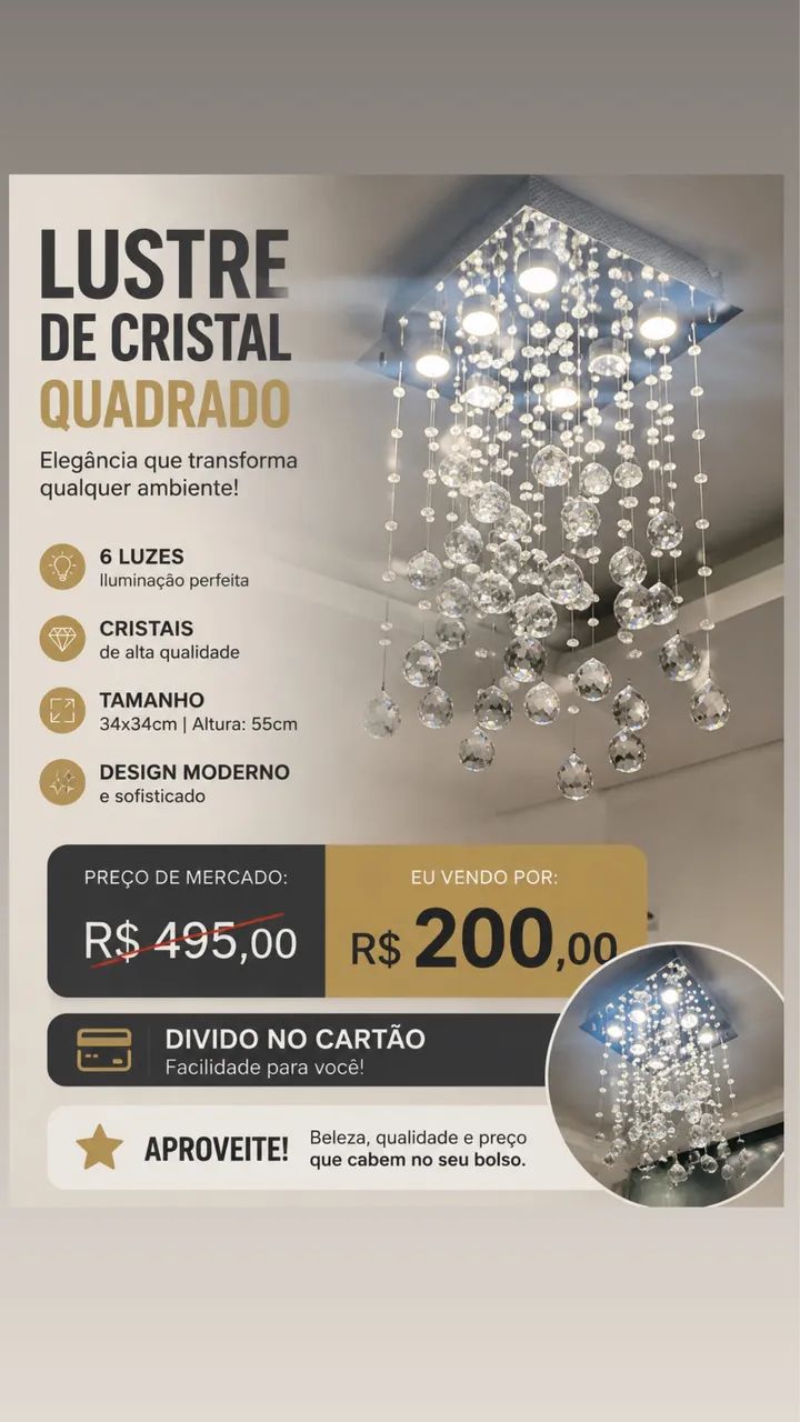 Lustre de cristal 