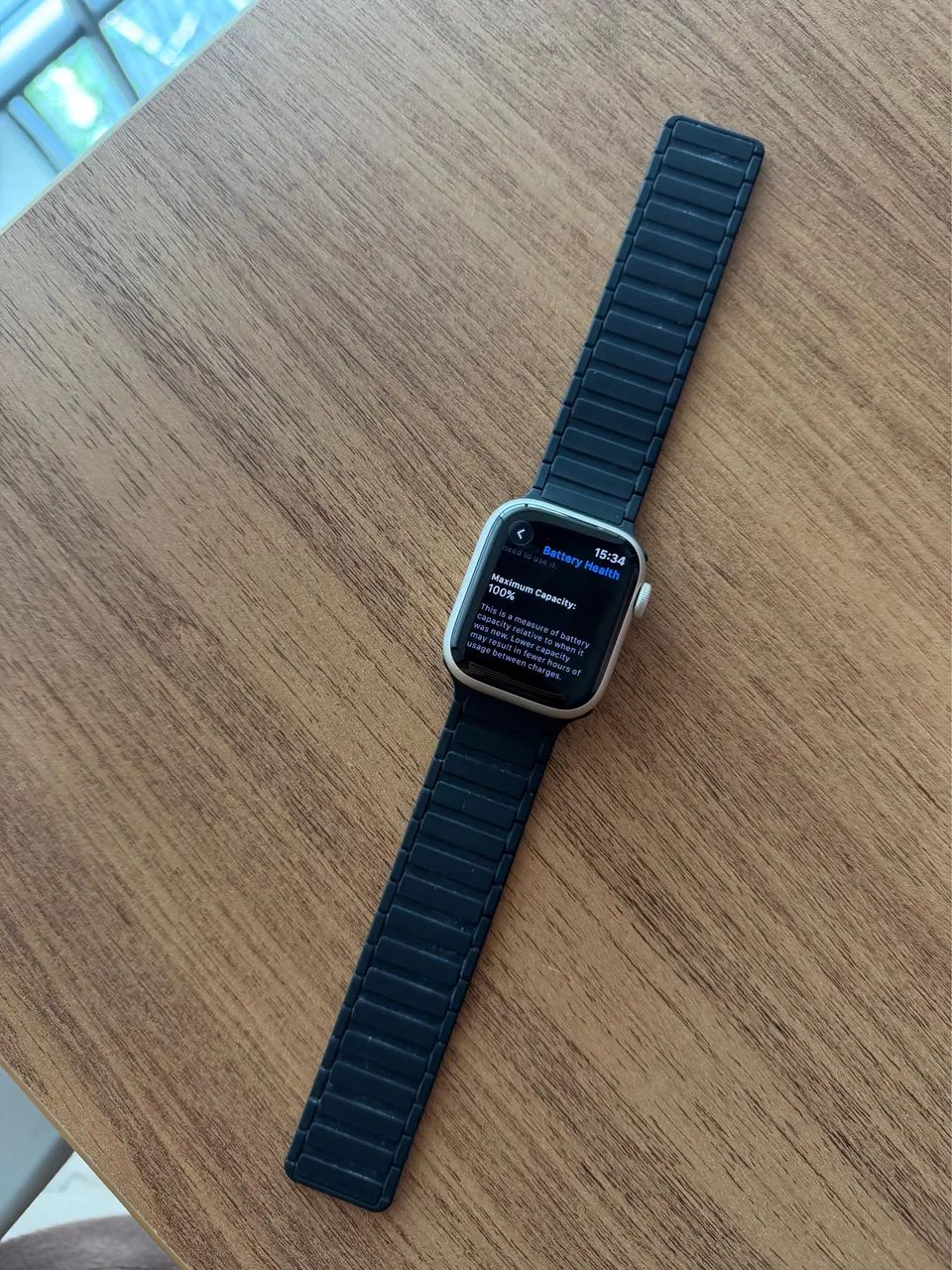 Apple Watch Series 9 GPS 41mm Starlight Alumínio - Foto 3