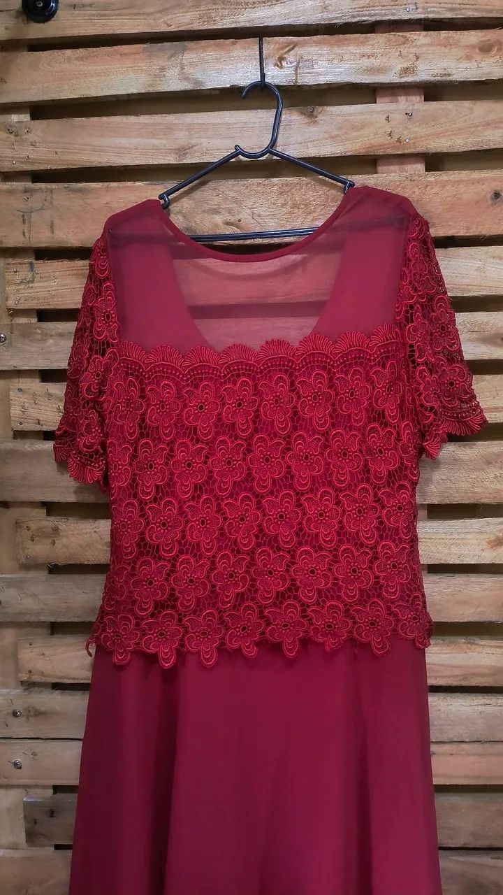Vestido Longo Busto Renda  Gallery - Foto 2