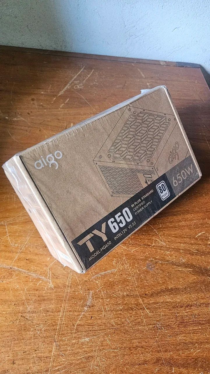 Fonte Aigo TY650 650W 80 Plus Standard - Nova na Caixa - Foto 4