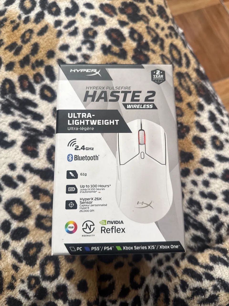 Mouse hyperx pulsefire hast 2 sem fio 