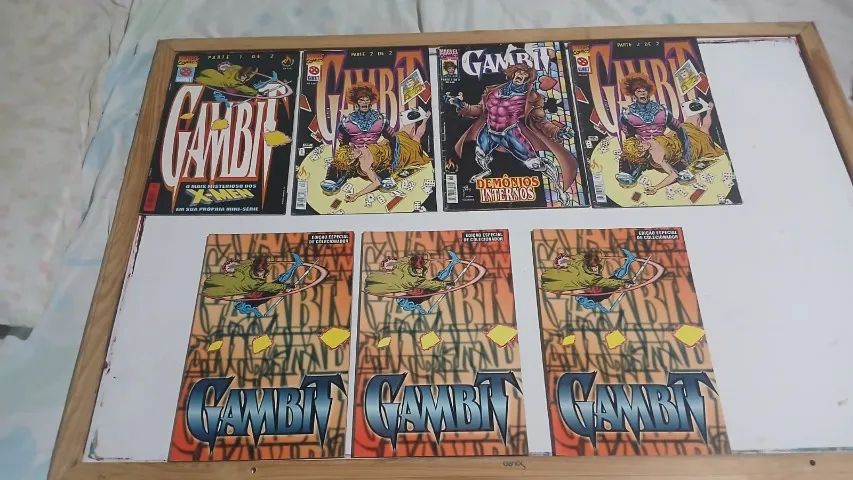 GAMBIT DOS X MEN - ENCADERNADO OU EM 2 PARTES