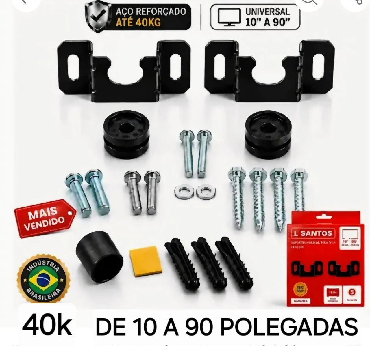 SUPORTE PRA TV ..ATÉ 90 POLEGADAS