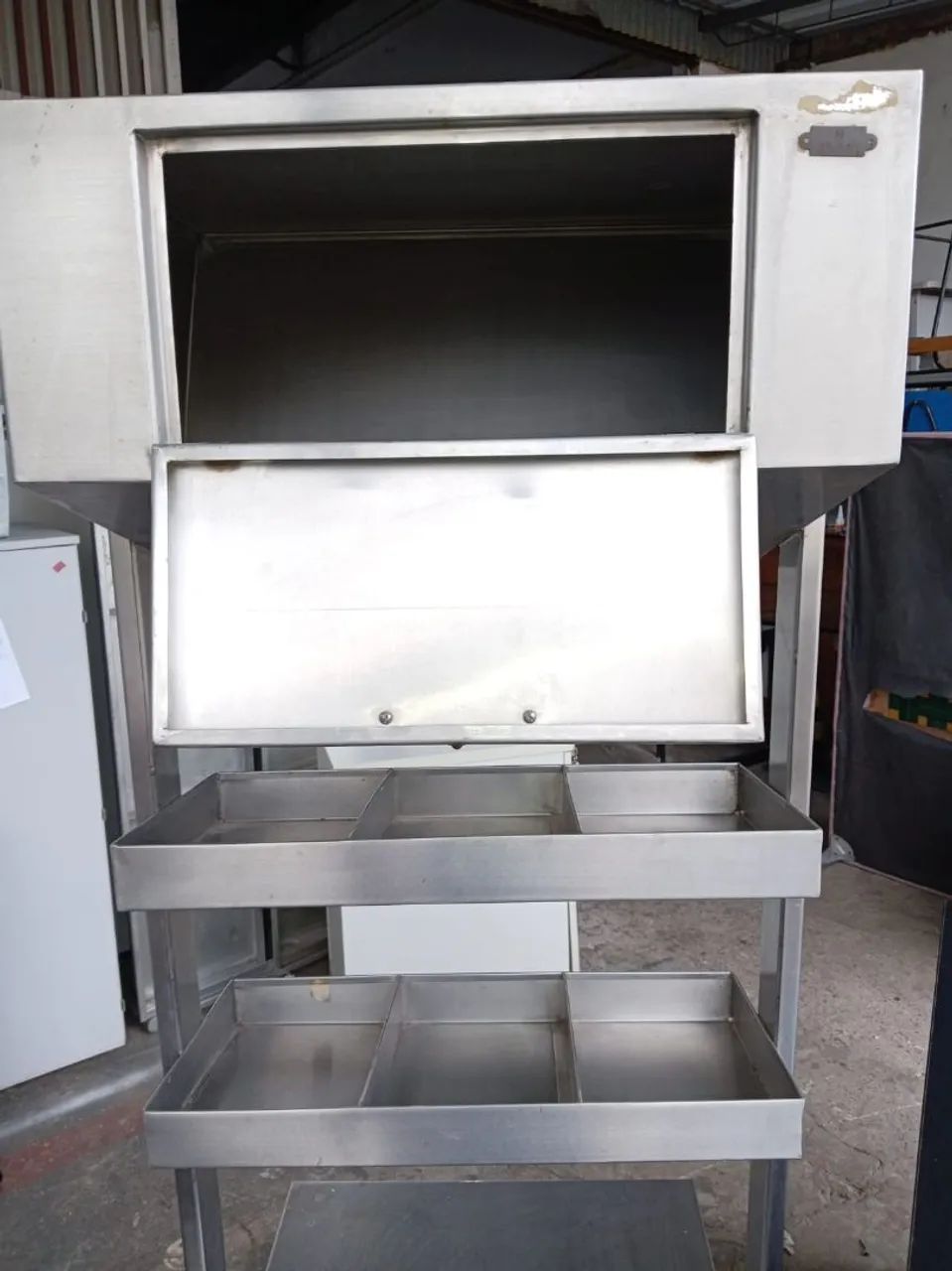 Tabuleiro Inox Para Talheres Pratos Etc. - Foto 3
