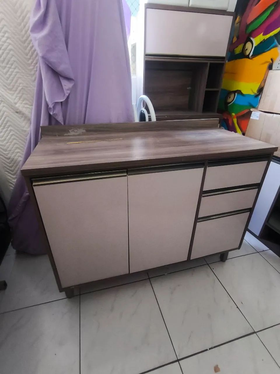Vendo jogo de armário de cozinha ( completo) - Foto 4