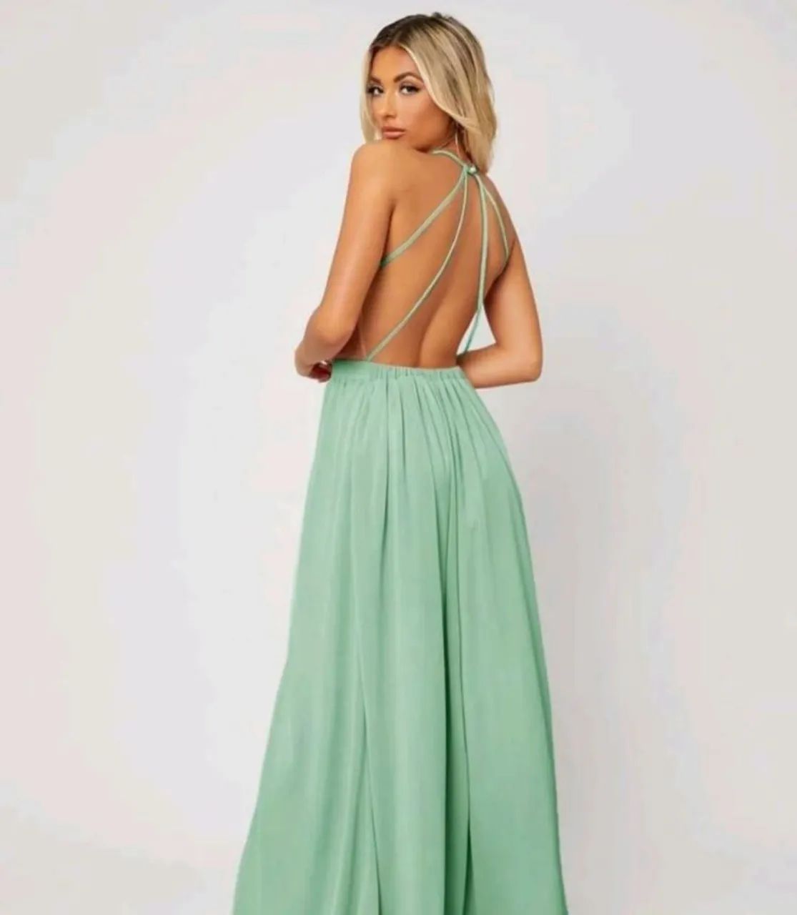 Vestido verde claro - Foto 2